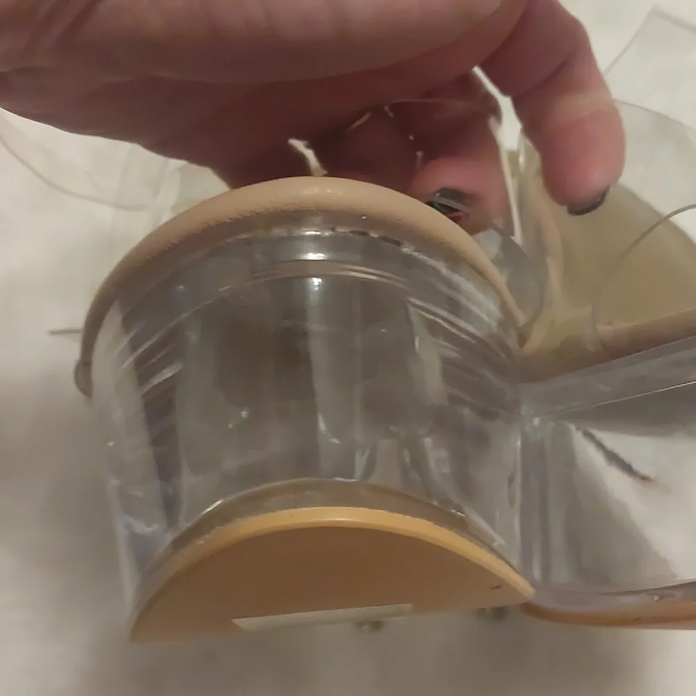 Fashion Nova Clear Stiletto Heels - Picture 6 of 15